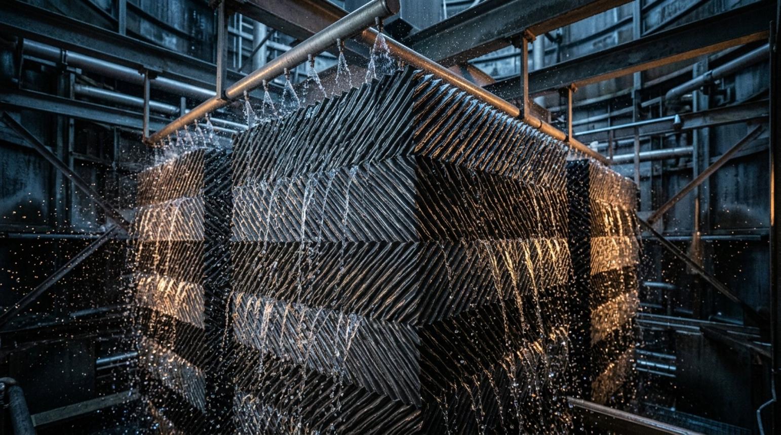 pvc cooling tower fills