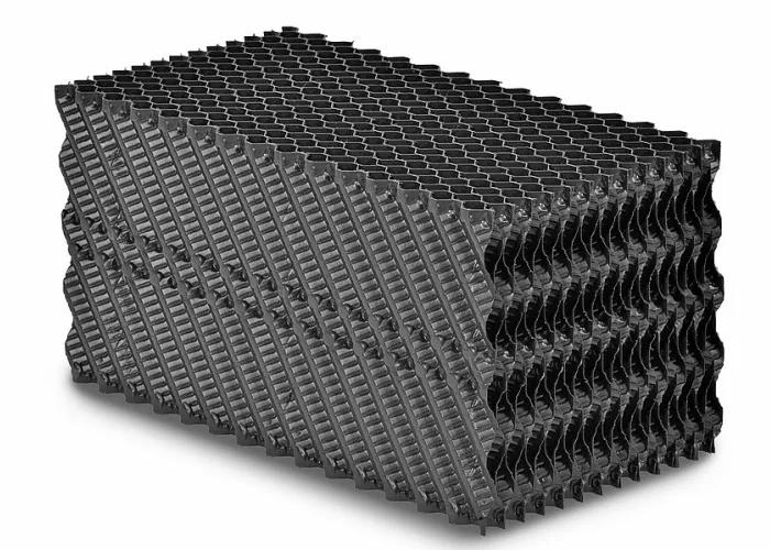 High-efficiency PVC film fill media for cooling towers High-efficiency PVC film fill media for cooling towers