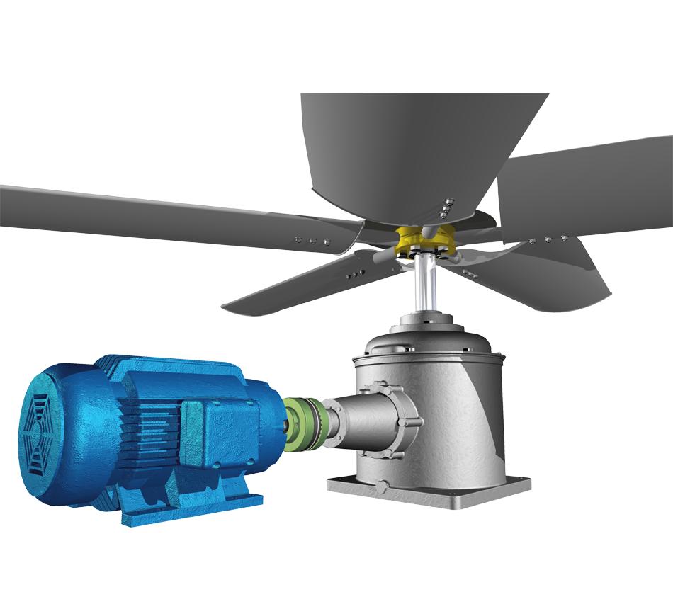 cooling tower fan blade and reducer cooling tower fan blade and reducer