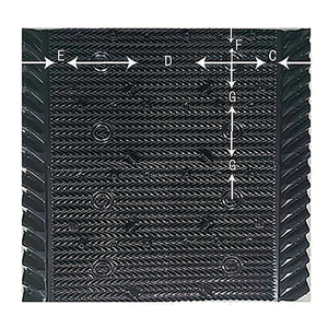 Cross Flow Cooling Tower Fills