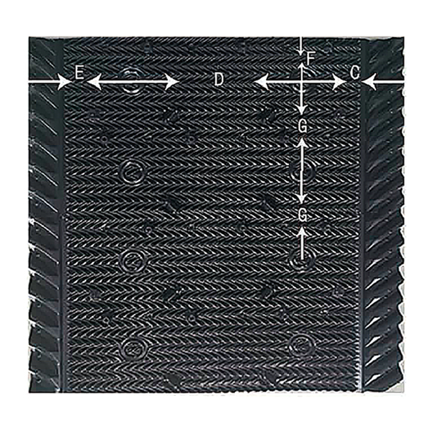 Cross Flow Cooling Tower Fills