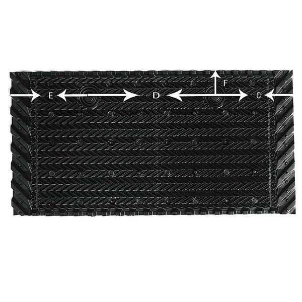 Cooling Tower Infill for Cross Flow