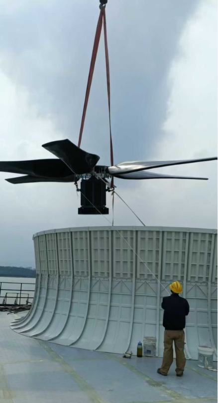 cooling tower FRP fan replacement